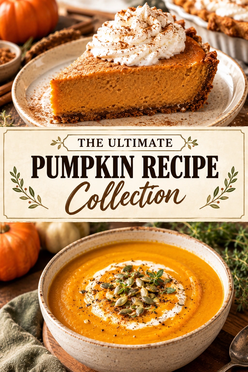 The Ultimate Pumpkin Recipe Collection: Roasted Pumpkin Soup | Cozy Fall Dinner Idea recipe
