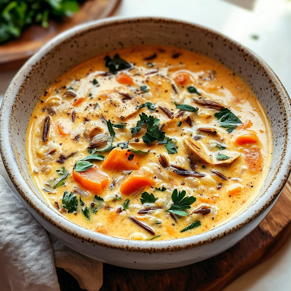 Cozy Autumn Wild Rice Soup: A Heartwarming Delight recipe