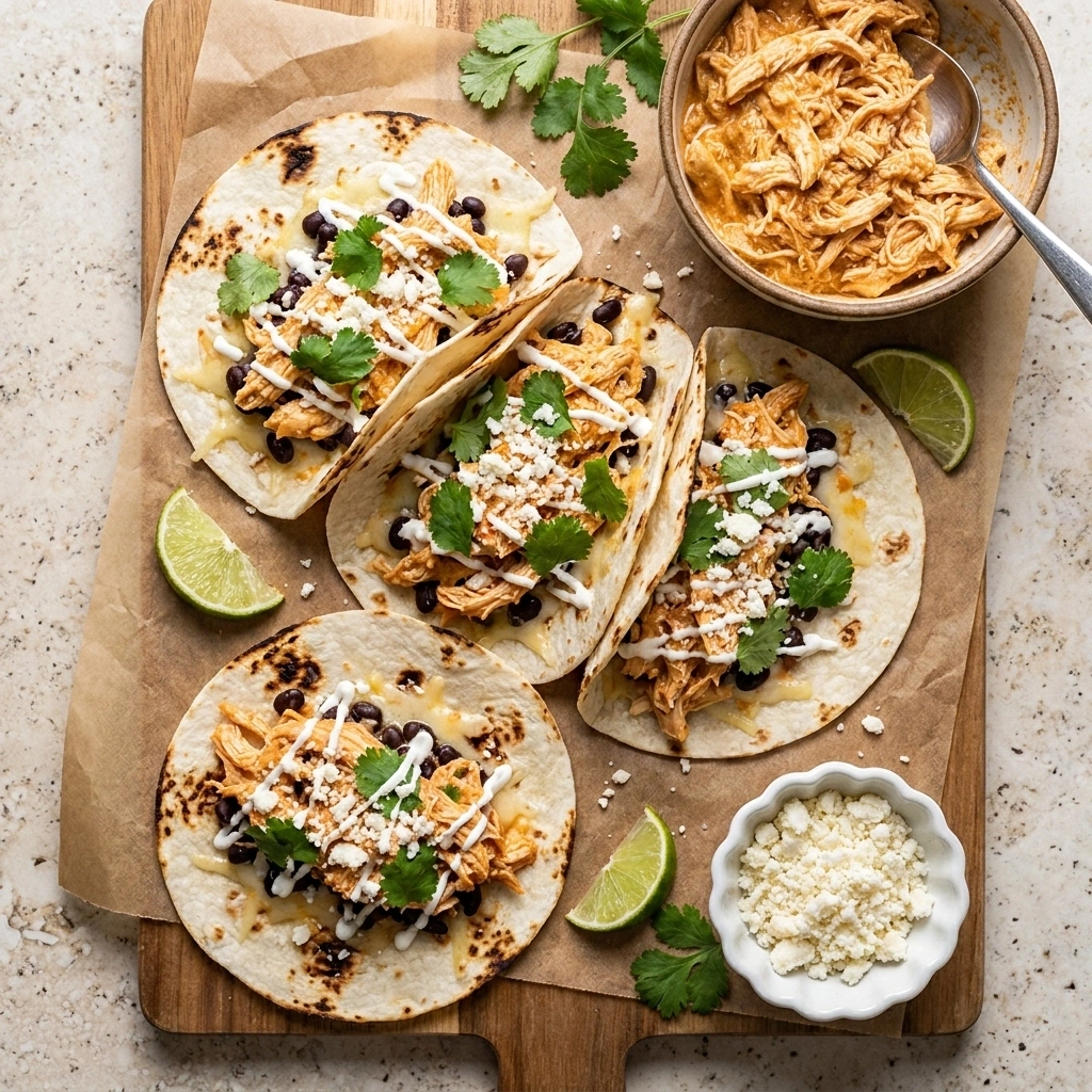Slow Cooker Fiesta Chicken | Easy Mexican Shredded Chicken Recipe recipe