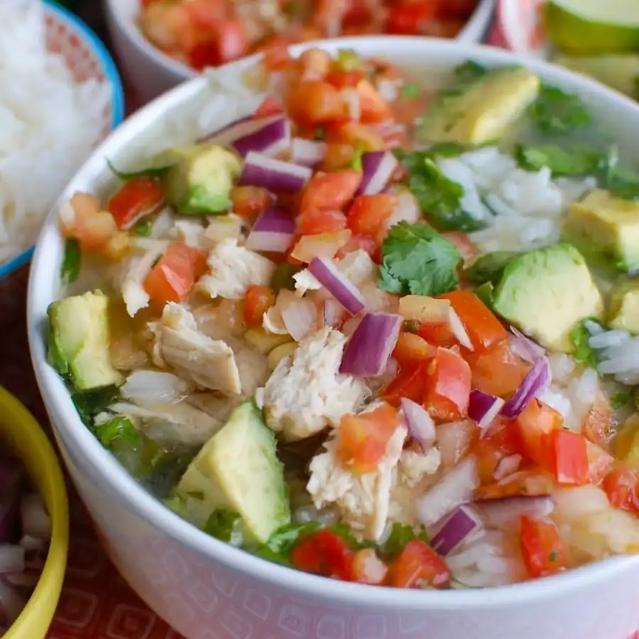Slow Cooker Mexican Chicken Lime Soup recipe