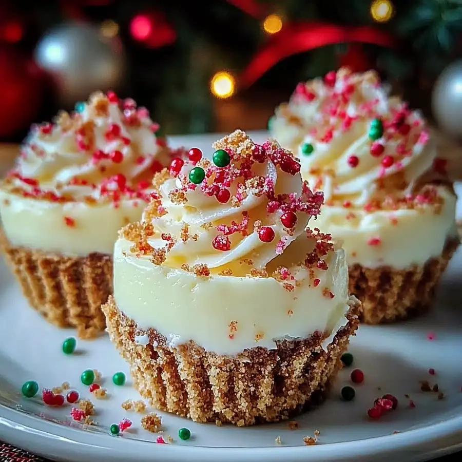 Incredible Irresistible No-Bake Christmas Mini Cheesecakes Recipe — Ultimate Comfort Food Classic recipe