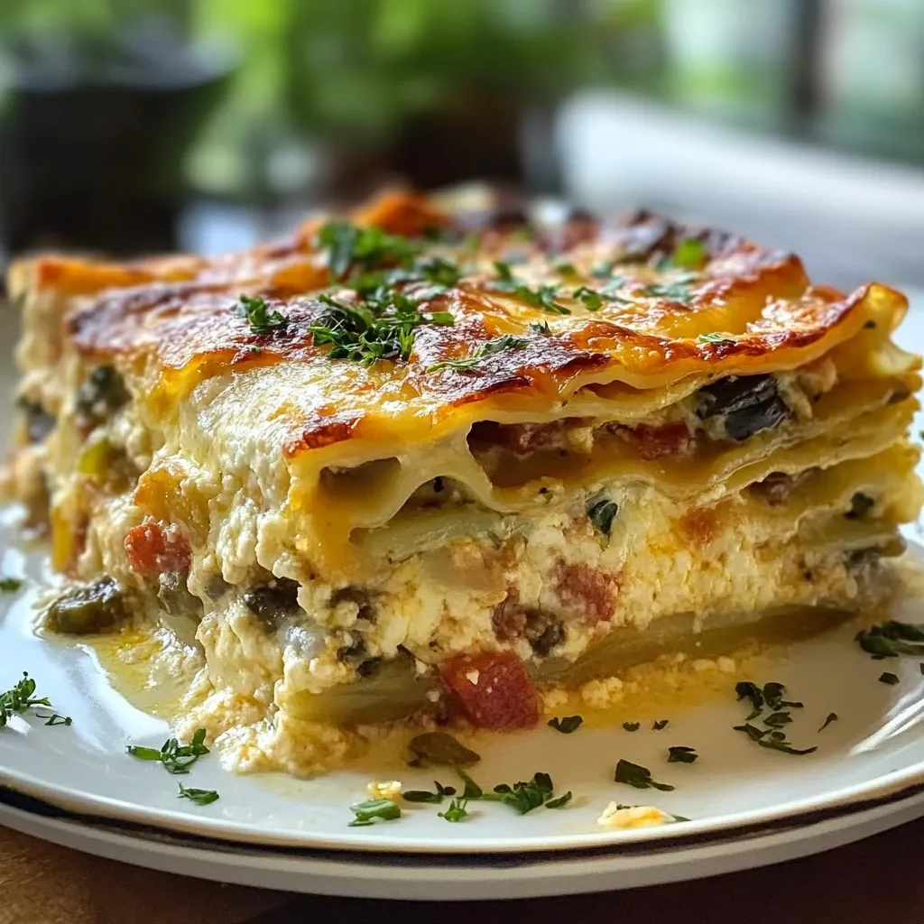 Loaded Veggie White Lasagna Rich – Comforting Italian Dish recipe
