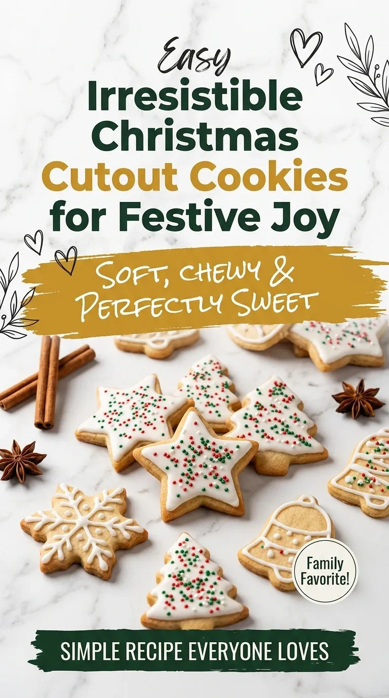 Irresistible Christmas Cutout Cookies for Festive Joy | Easy Holiday Cookie Recipes recipe