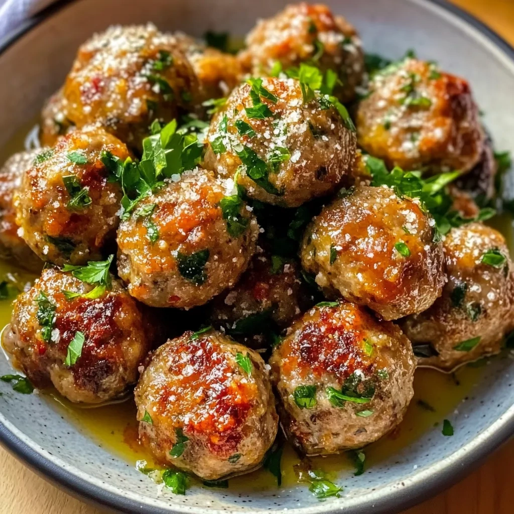 Delicious Tasty Finest Baked Turkey Meatballs Recipe recipe