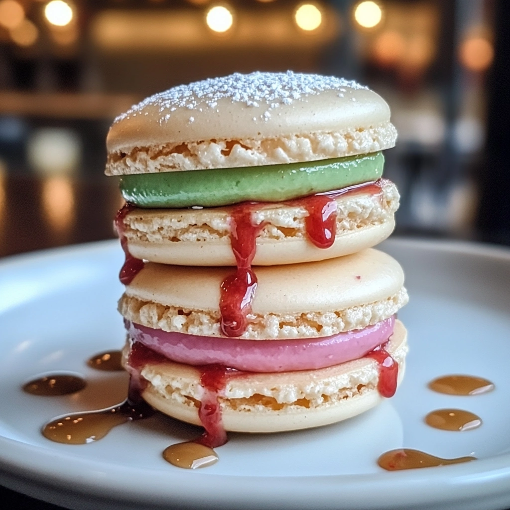 Savory Christmas Tree Cake Macarons Recipe Magic Delight recipe
