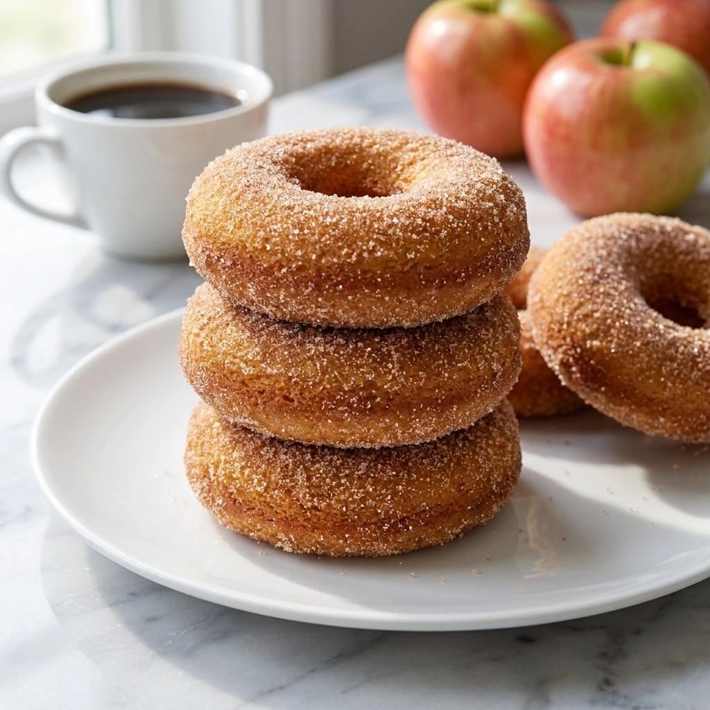 Authentic Apple Cider Donuts with Cinnamon Sugar | Easy Fall Baking Recipes recipe