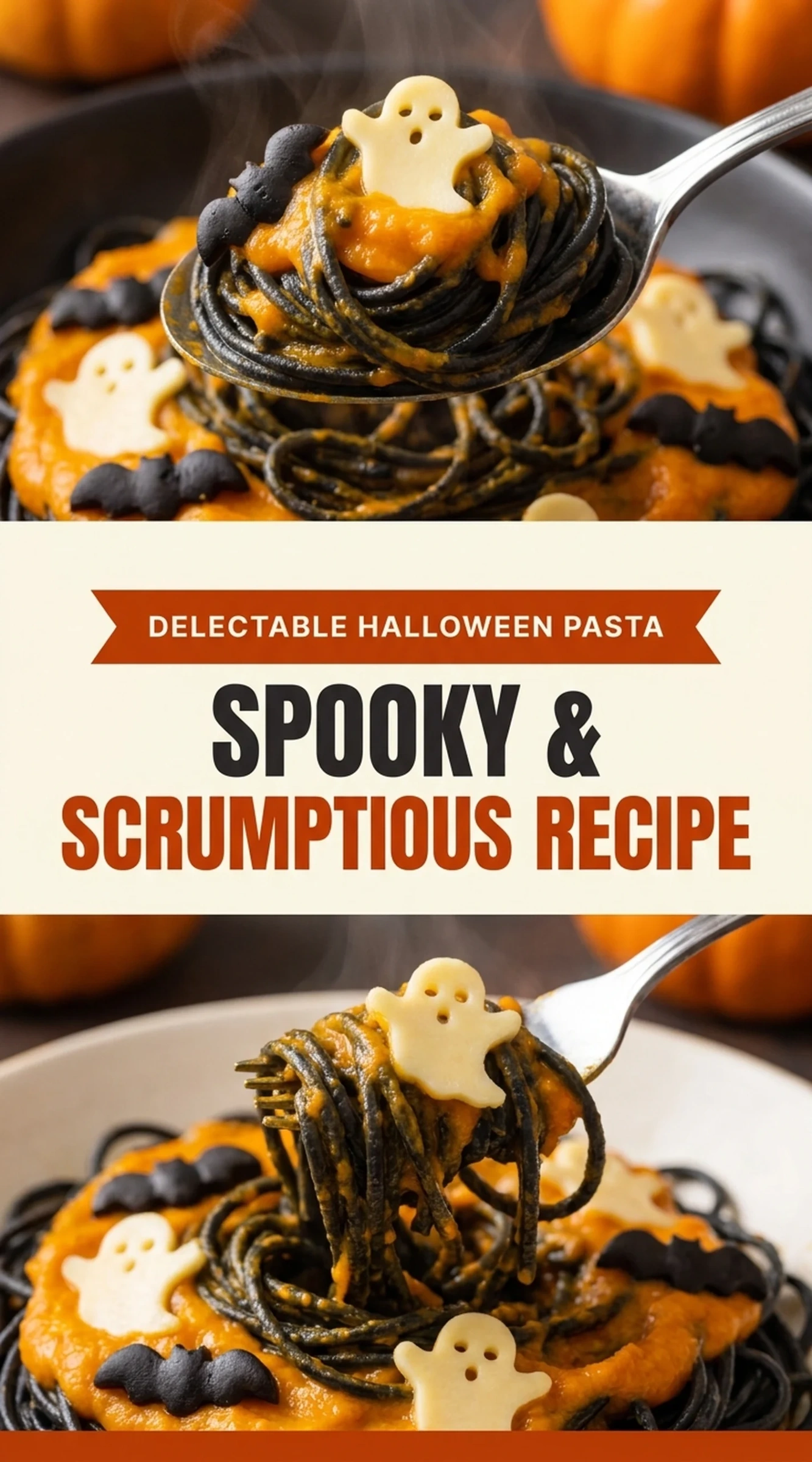 Delectable Halloween Pasta: Spooky & Scrumptious Recipe | Easy Halloween Dinner Ideas recipe