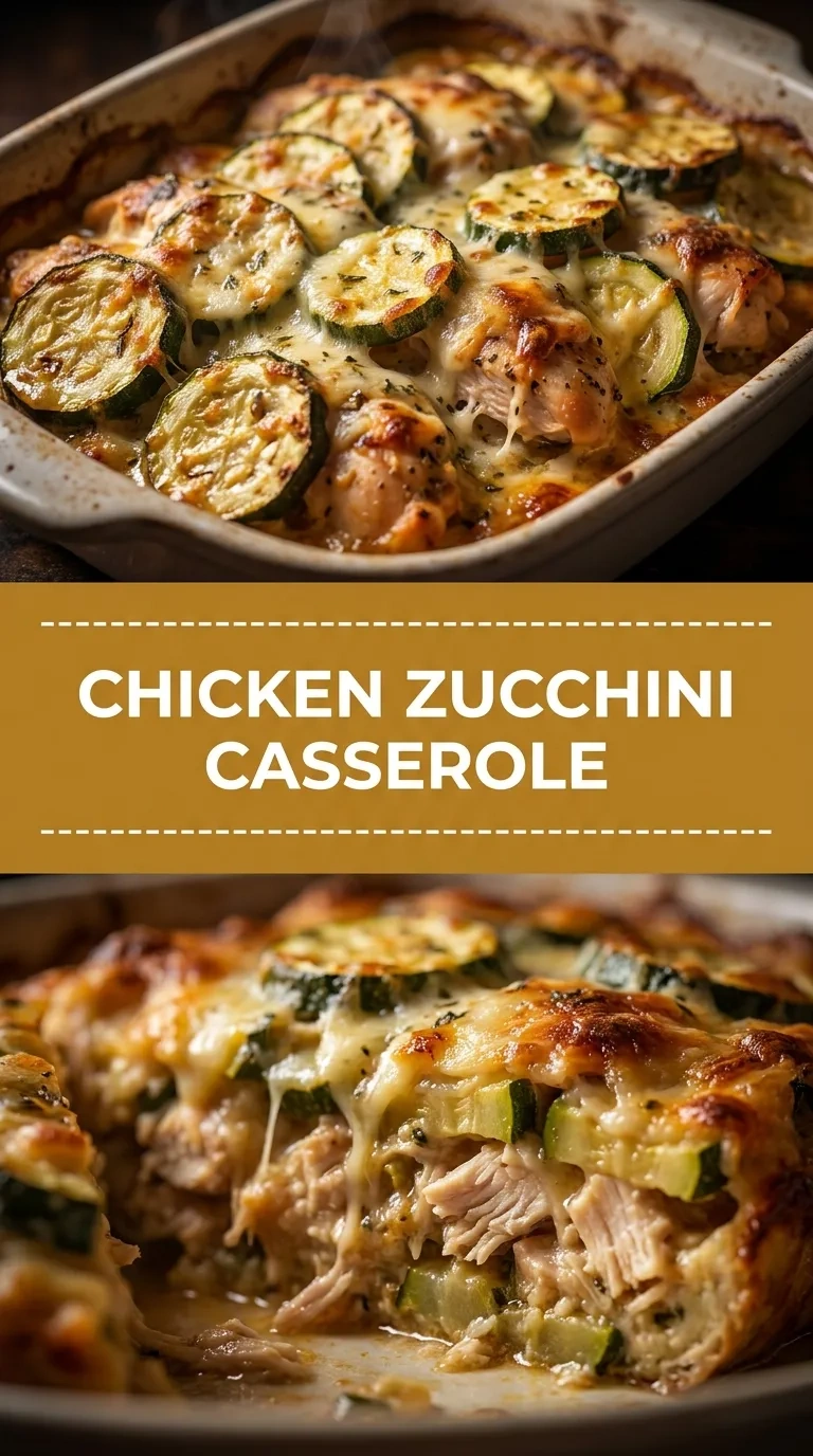 Chicken Zucchini Casserole: A Delicious Weeknight Delight | Easy Keto Dinner Ideas recipe