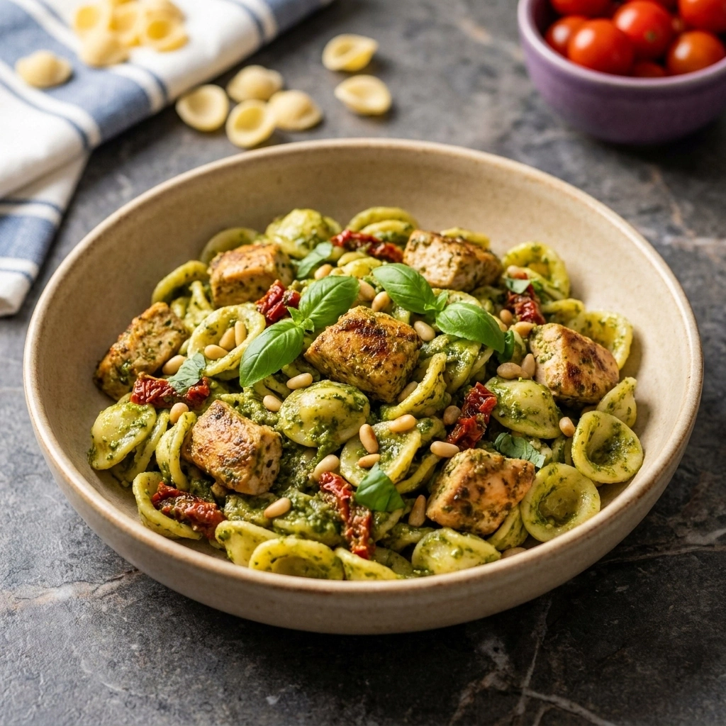 Easy Chicken Pesto Pasta: The Ultimate Weeknight Comfort | Quick Dinner Ideas recipe